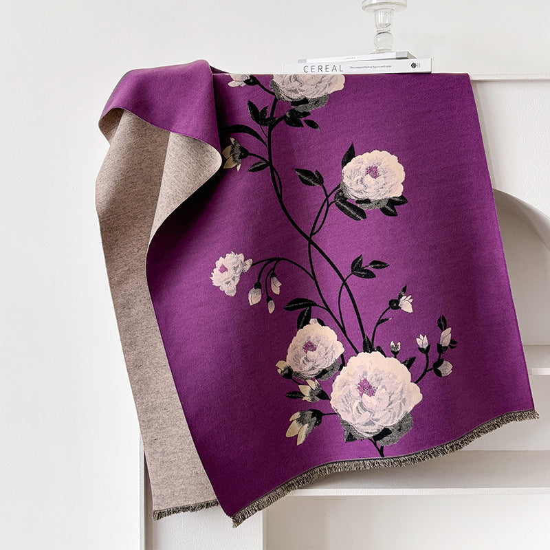 Violet Royalty Shawl