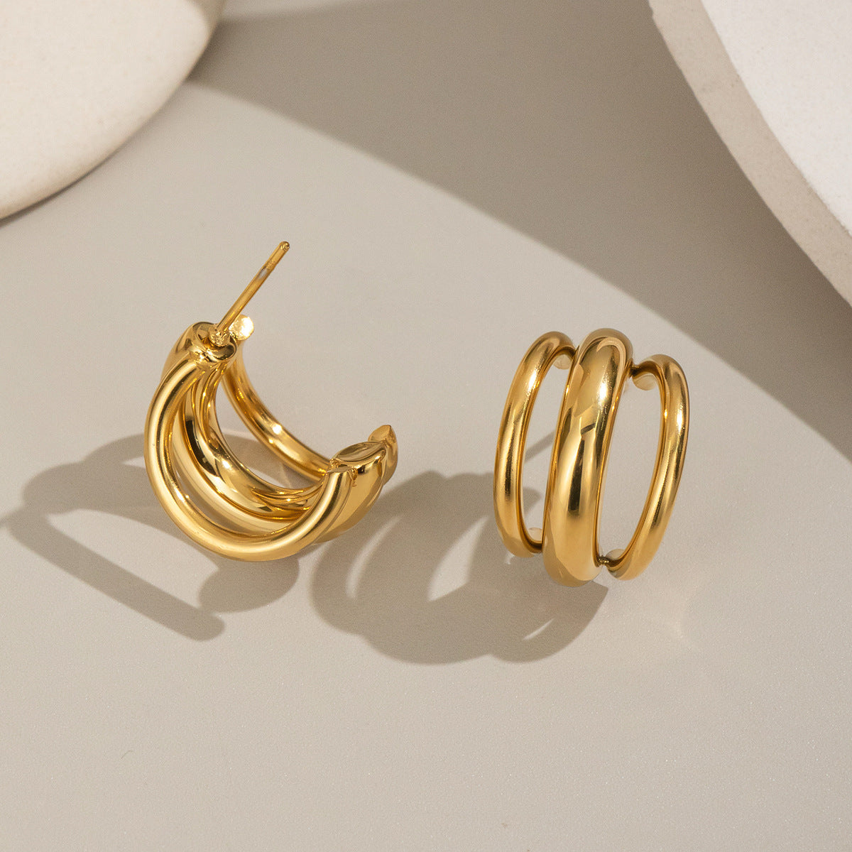 Eclisse Hoop SS Earrings