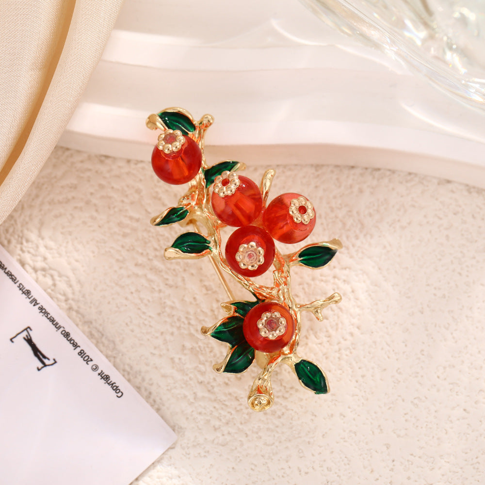 Sunmist Enamel Brooch