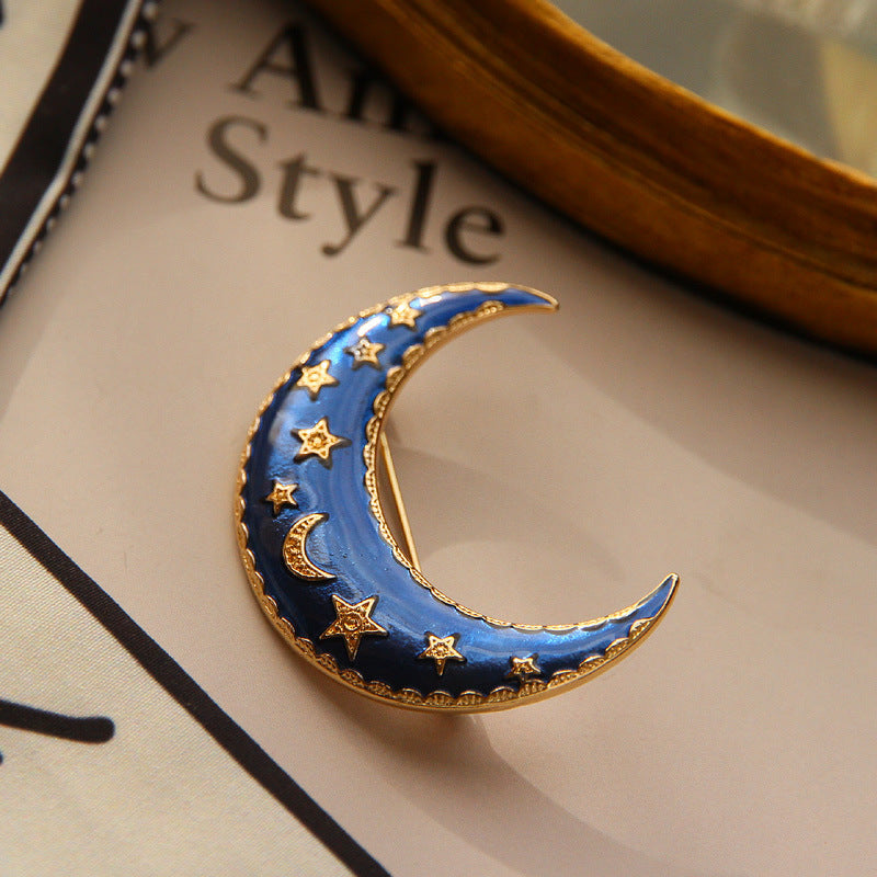 Cresent Moon Brooch