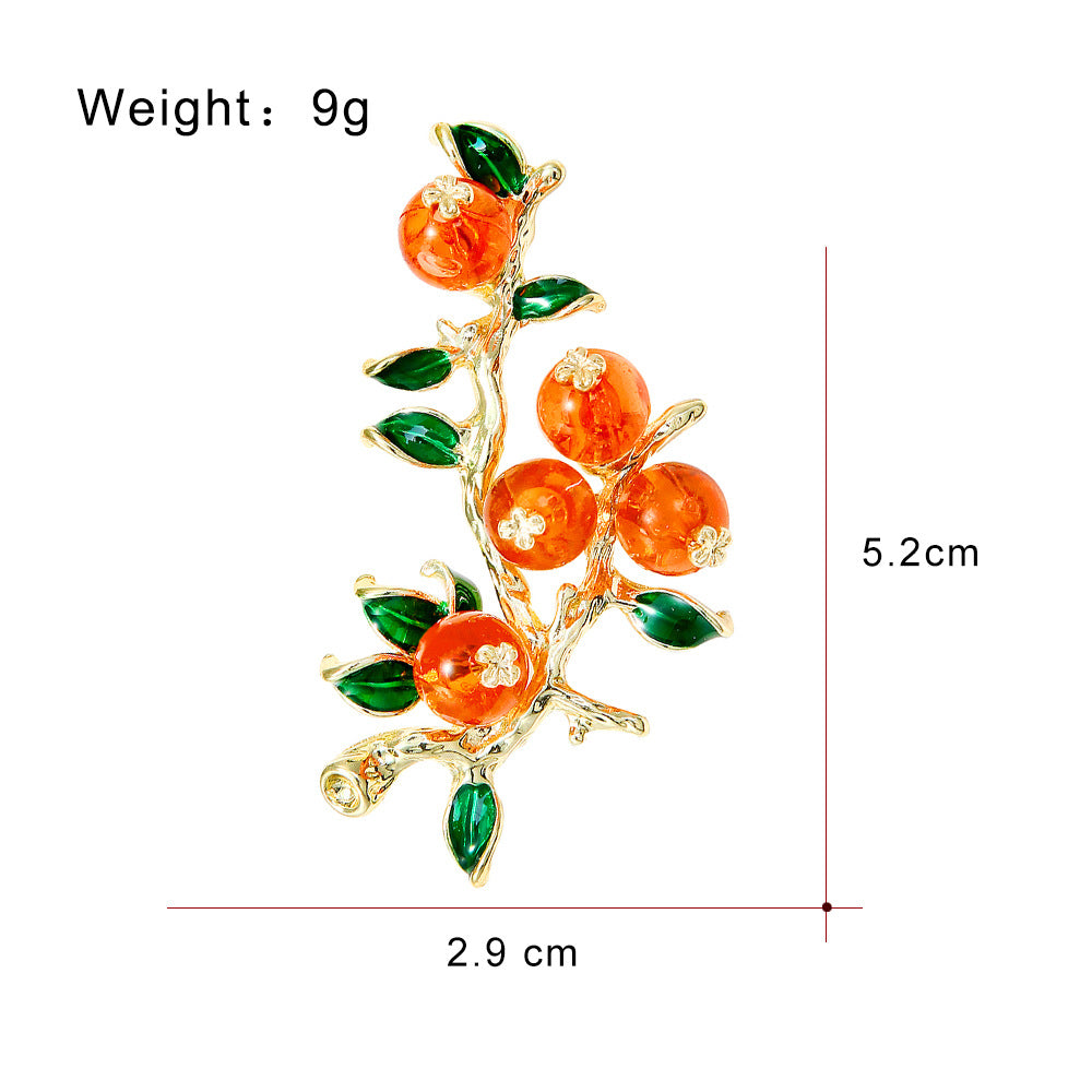 Sunmist Enamel Brooch