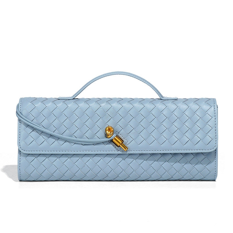 Andrea Vegan Leather Bag (Light Blue)