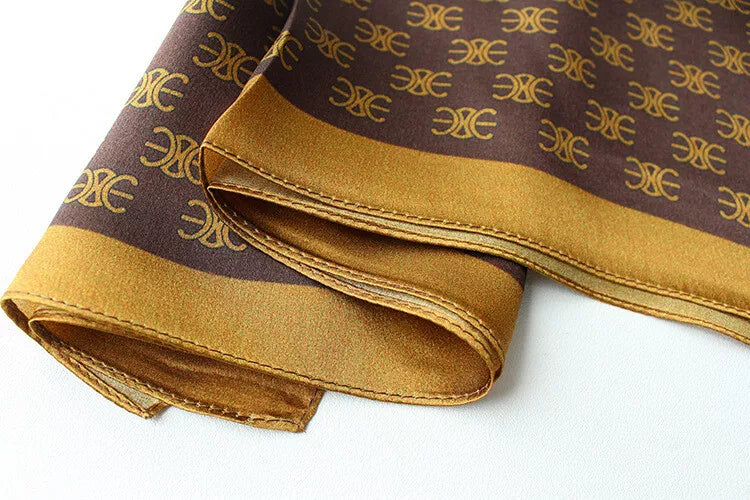 Gracy Square 100% Silk Scarf
