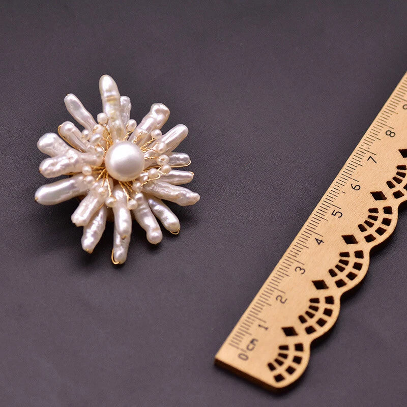 Rayna Real Pearl Brooch