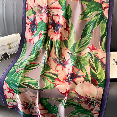 Rosette Silk Stole