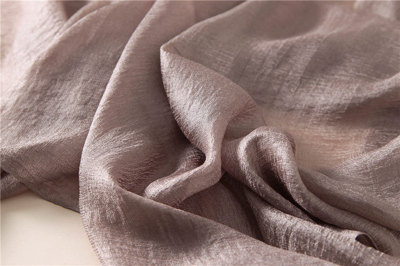 Copper Silk Linen stole