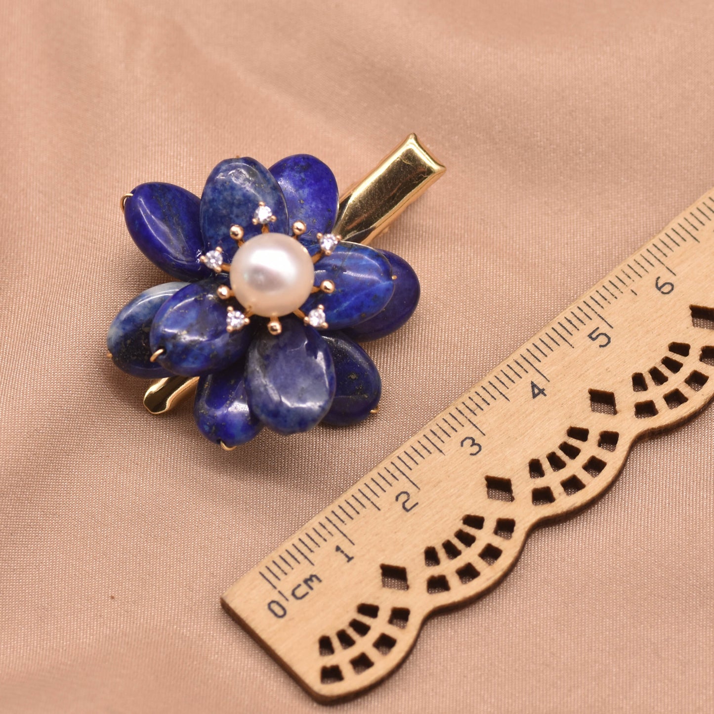 Lapis Lazuli Side Hairpin