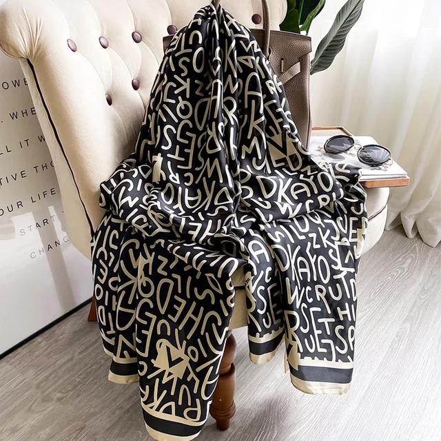 ABCD silk Stole