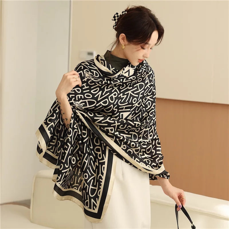 ABCD silk Stole