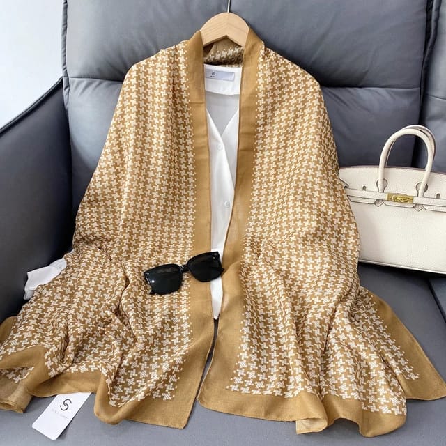 Tuskish Coffee Cotton Stole