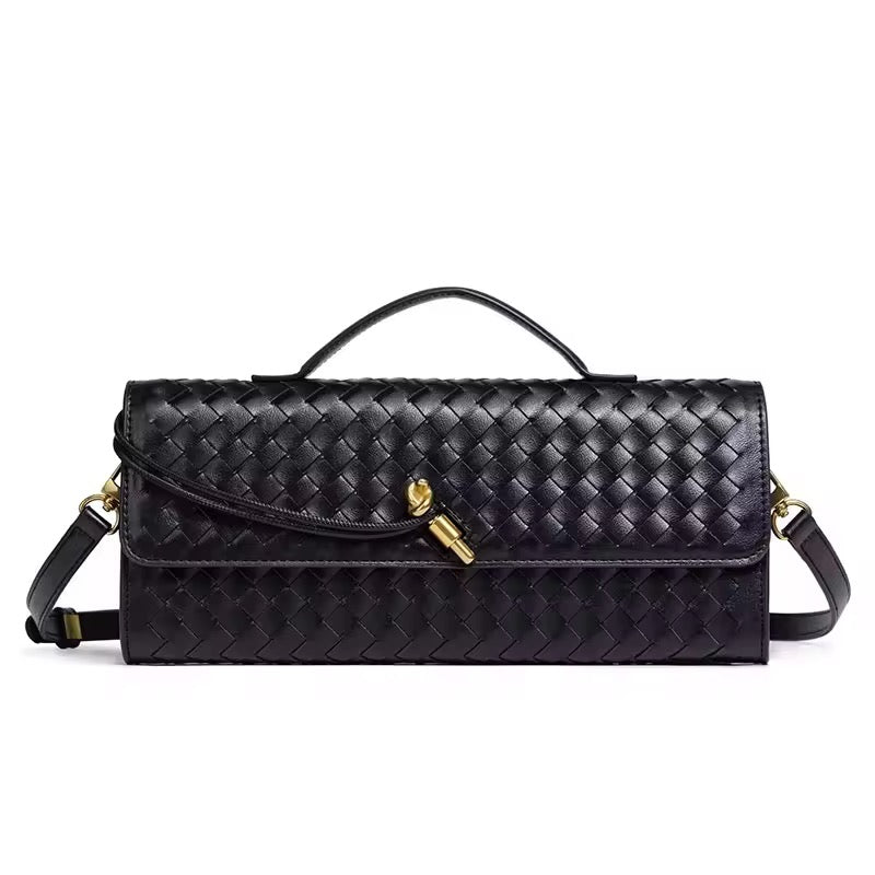 Andrea Vegan Leather Bag (Black)