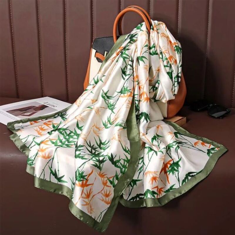 Tropical Fern Silk Scarf