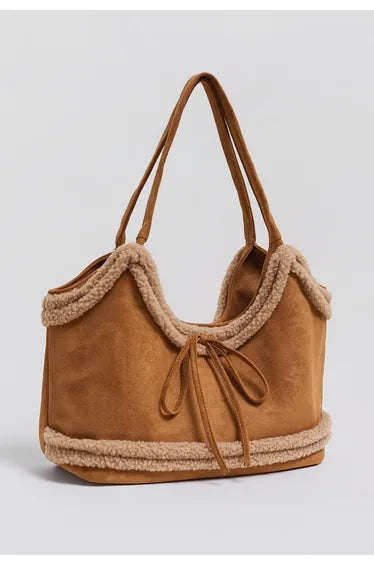 Aspen Shearling Tote Bag