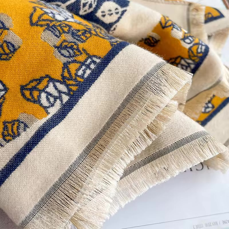 Royal Doodle Shawl