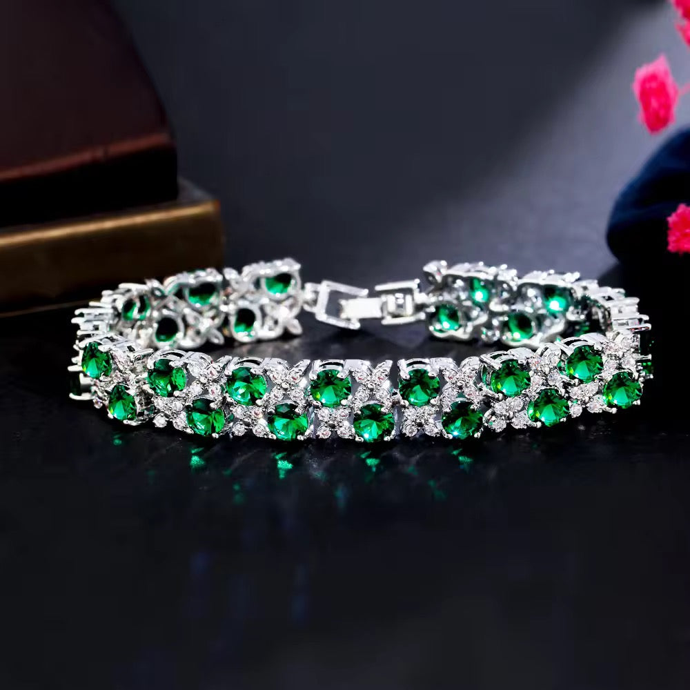 Zirconia Tennis Bracelet