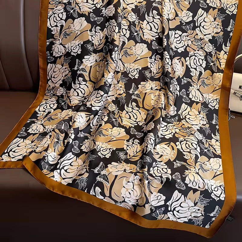 Midnight Granite silk stole