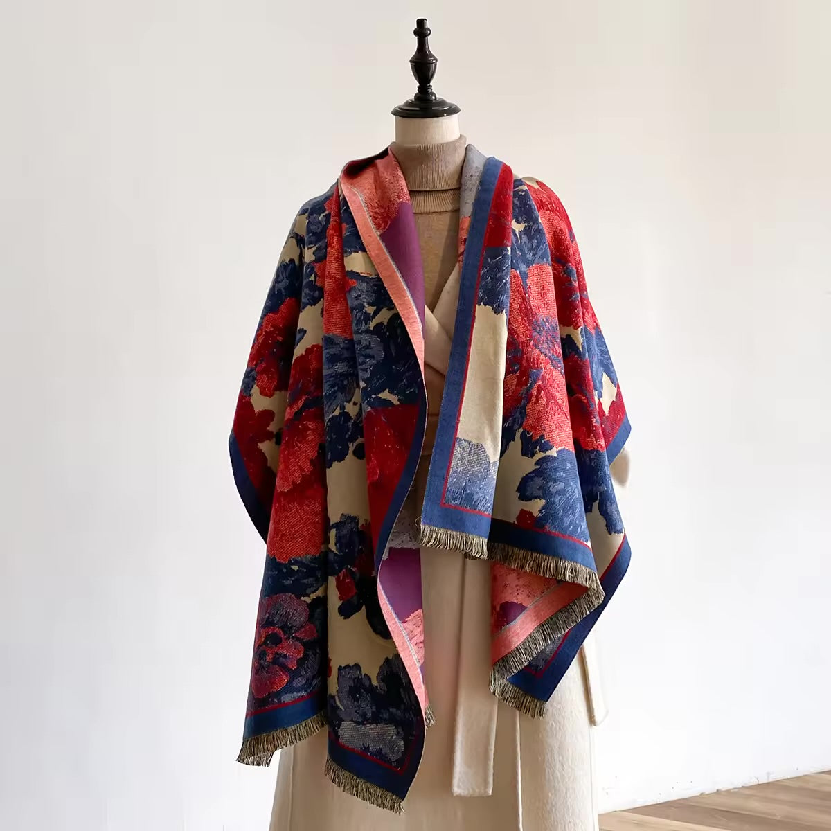 Ruby Garden Shawl