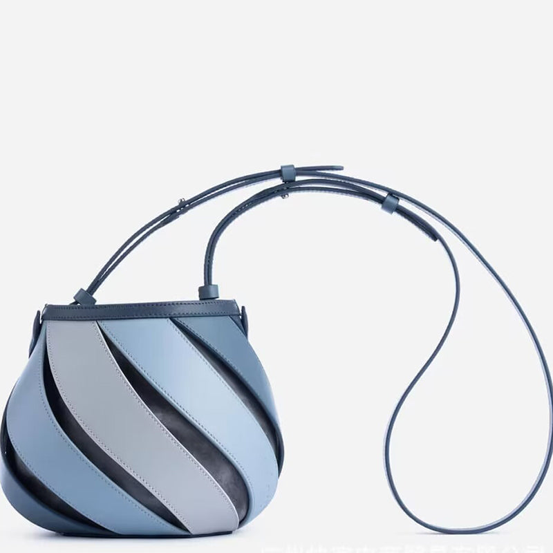 Phoebe Bucket Bag (Blue)