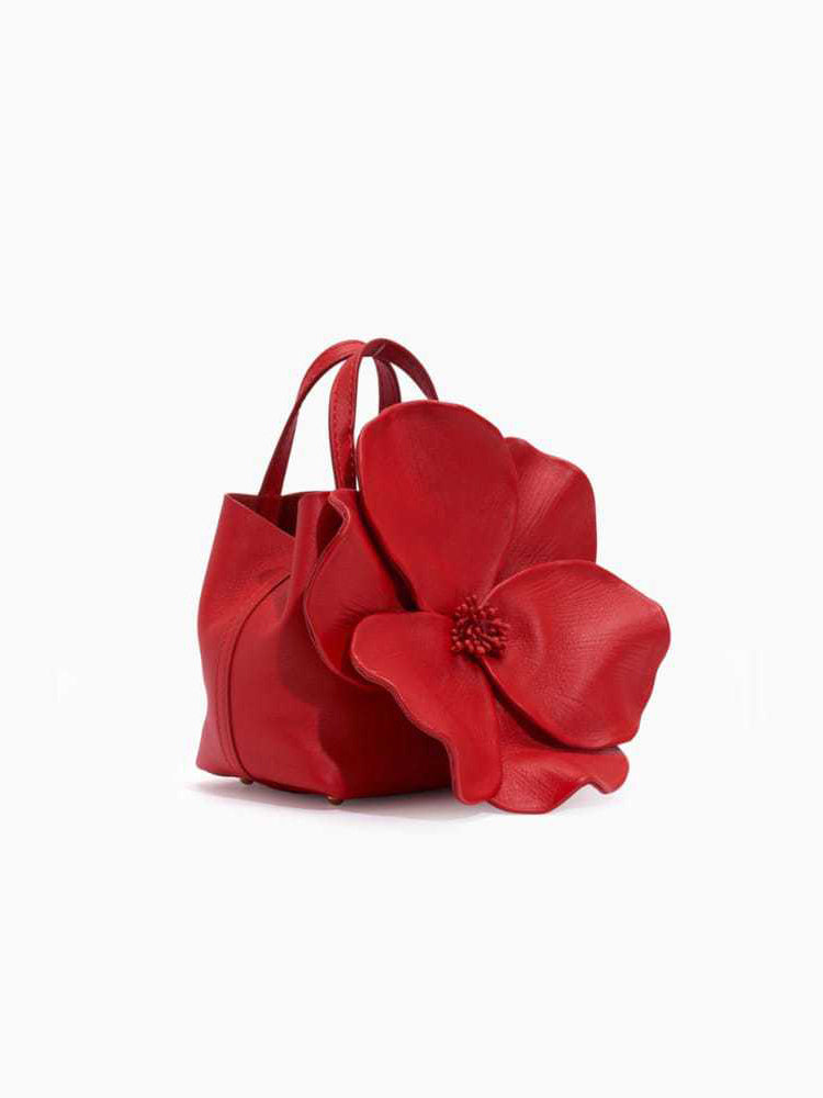 Taylor Vegan Leather Bag(Red)