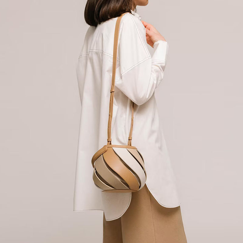 Phoebe Bucket Bag (Beige)