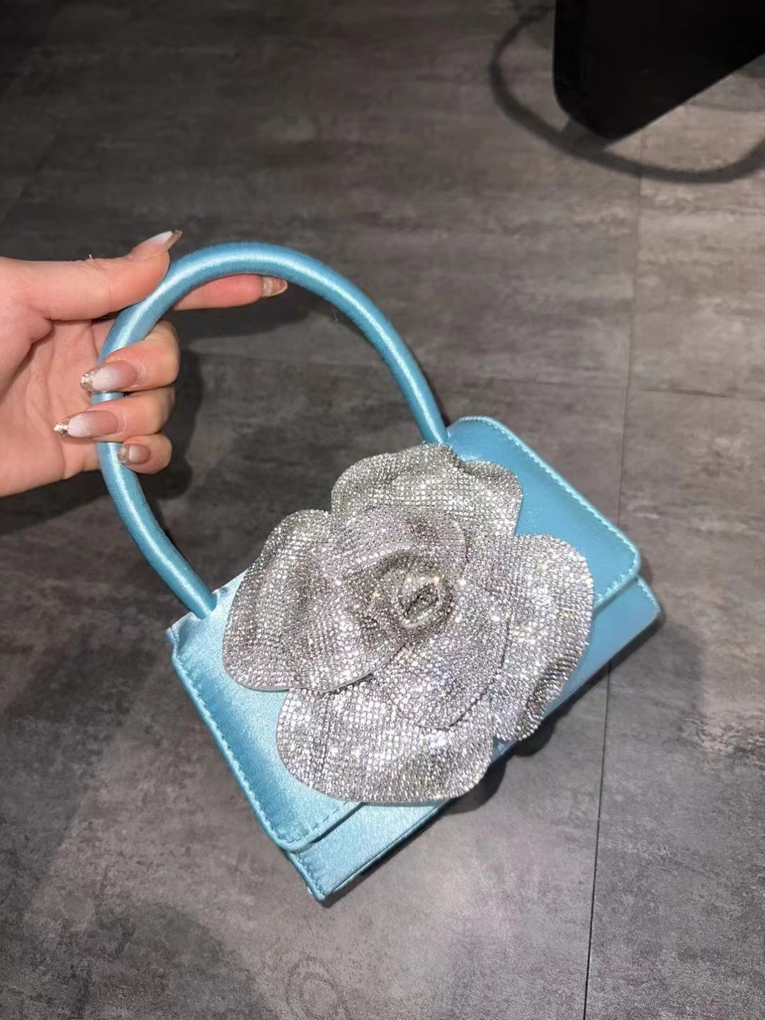 Rosier Evening Bag (Teal)