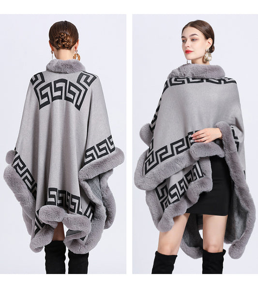 Crowned Poncho Grey