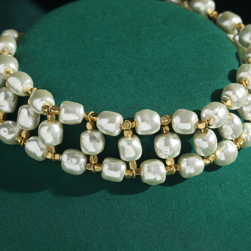 Marabella Baroque Pearl Antique Necklace