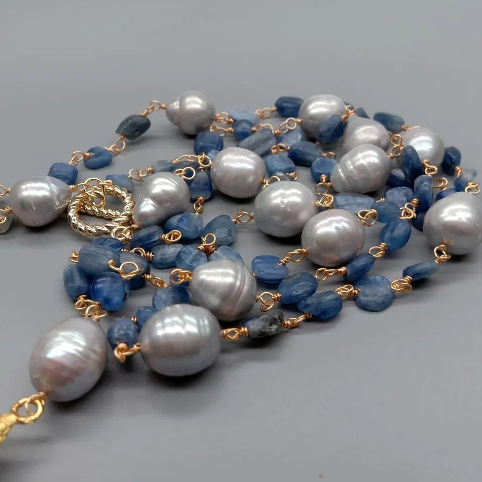 Kyanos Pearl Necklace