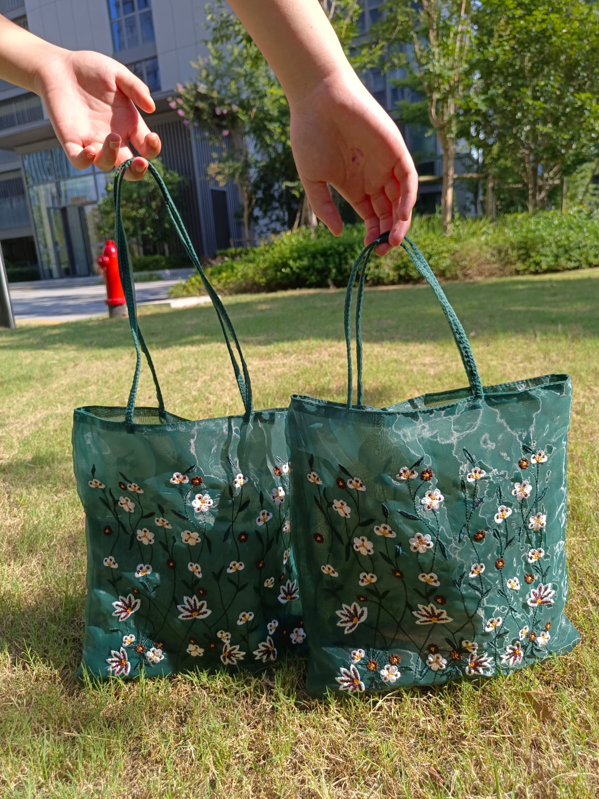 Forestine Embroidered Shopper