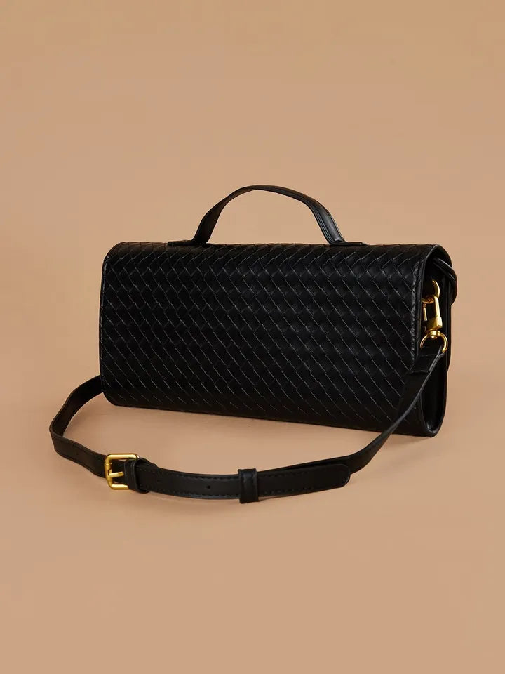 Andrea Vegan Leather Bag (Black)