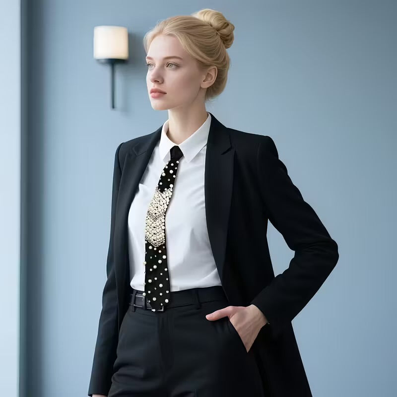 Starlight Pearl Tie