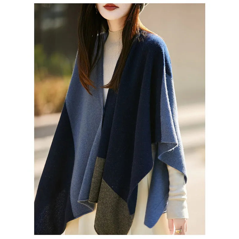 Artic Flow Pure Wool Poncho