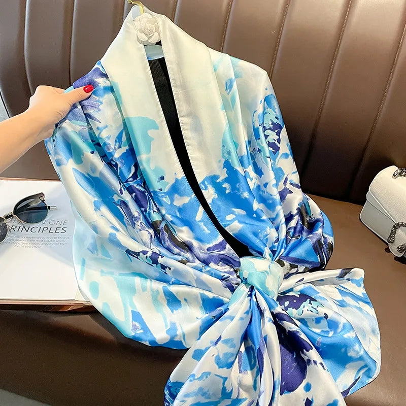 Artistic Waves Silk Stole