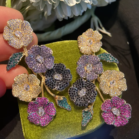 French Blossom earrings