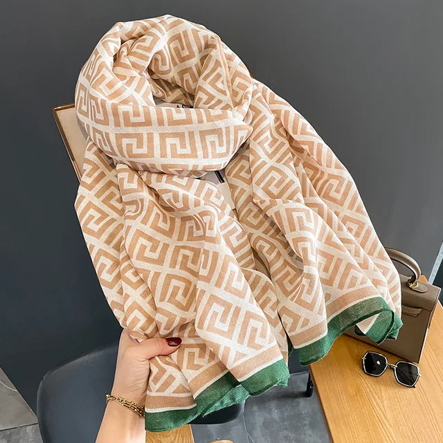 LatteLeaf Cotton Stole