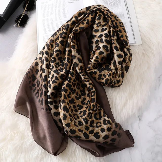 Animal Print Hazel Silk Stole