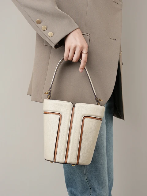 Norah Genuine Leather bag (Off-white)