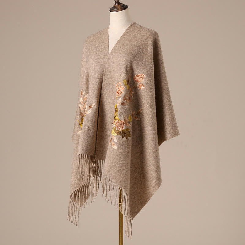 Velisse Premium Embroidered Cashmere Shawl