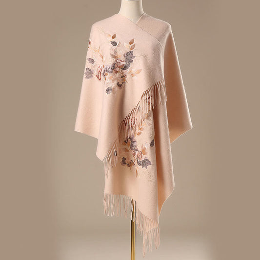 Tessara Premium Embroidered Cashmere Shawl