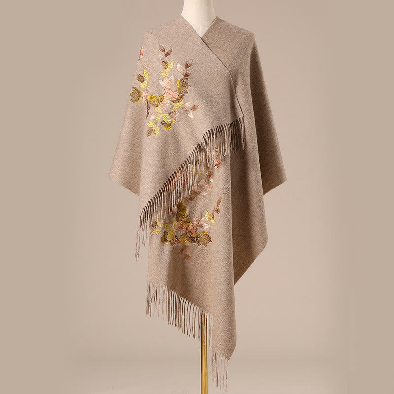 Velisse Premium Embroidered Cashmere Shawl