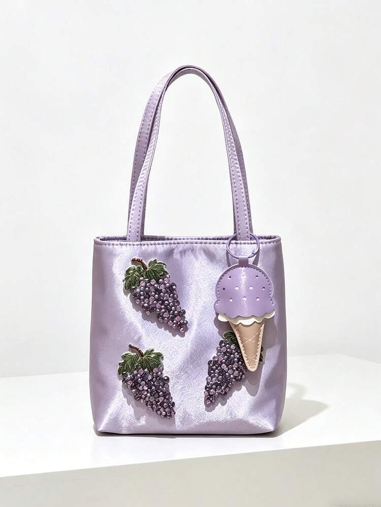 Coralie Beach Bag (Purple)