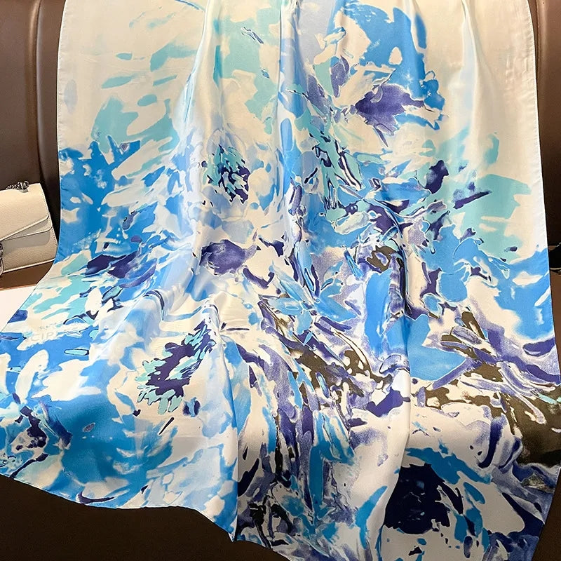 Artistic Waves Silk Stole