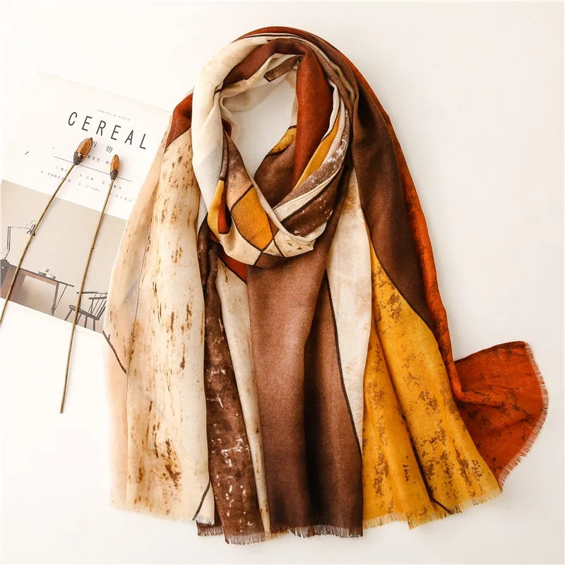 Amber Ambience Cotton Scarf