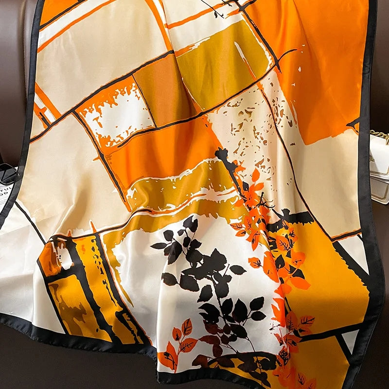Leafy Luxe Silk Stole