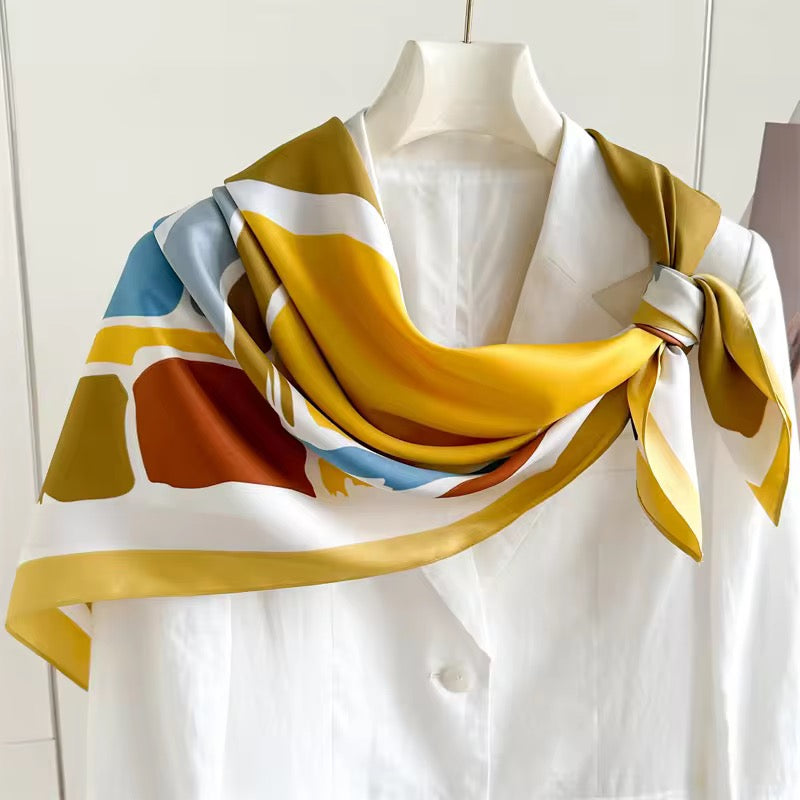 Taya Silk Scarf (90*90cms)