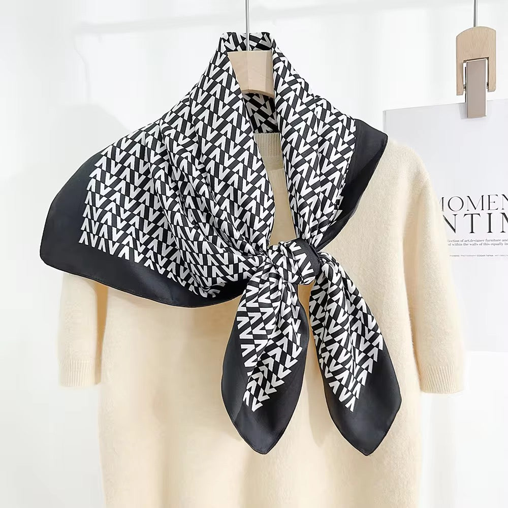 Whis Silk Scarf (90x90cms)