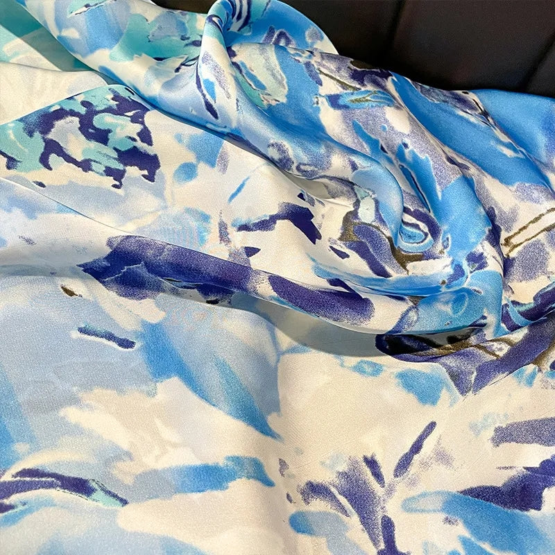 Artistic Waves Silk Stole