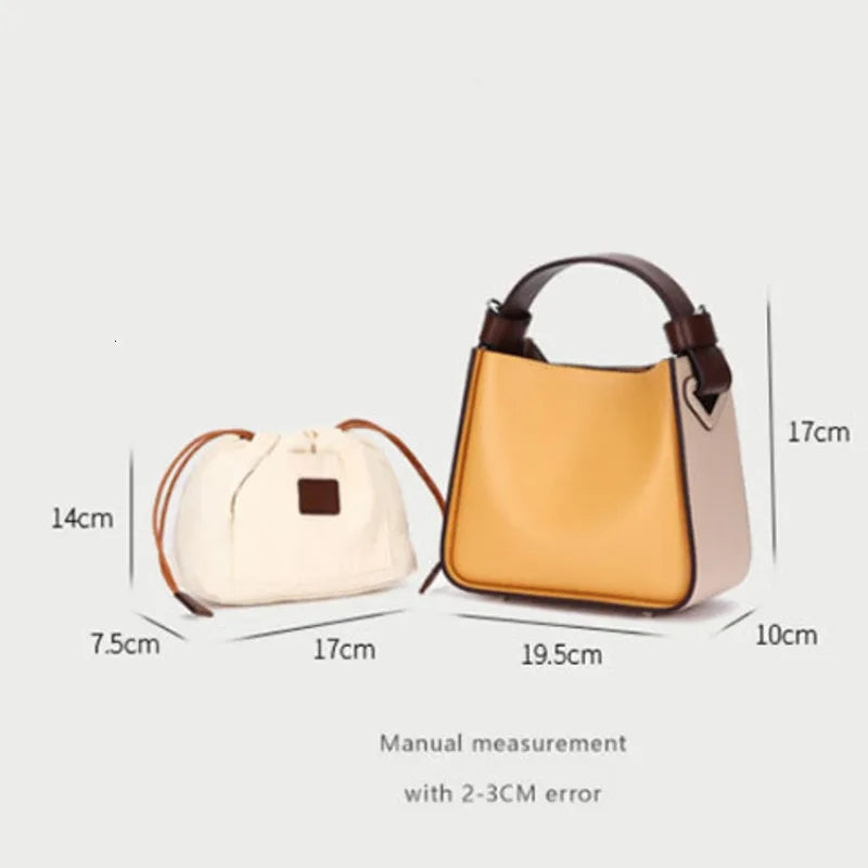 Jacob Genuine Leather bag(Yellow)