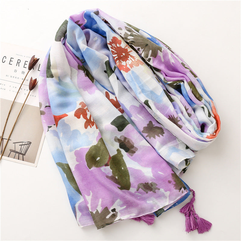 Amira Viscose Cotton Stole