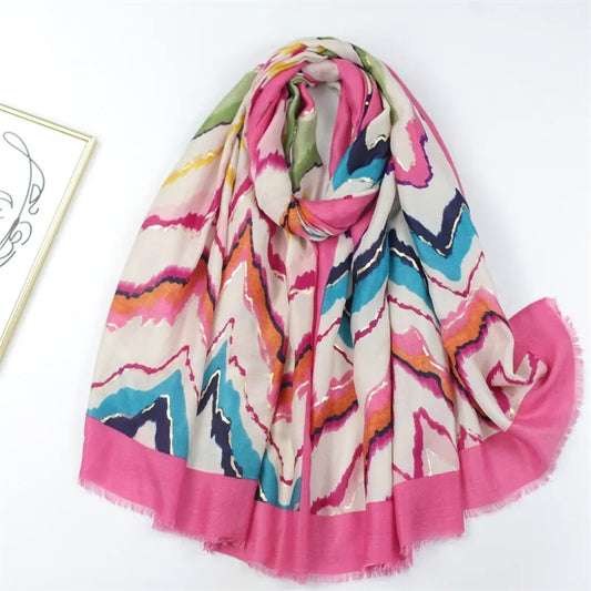 Spectrum Sway Cotton Scarf